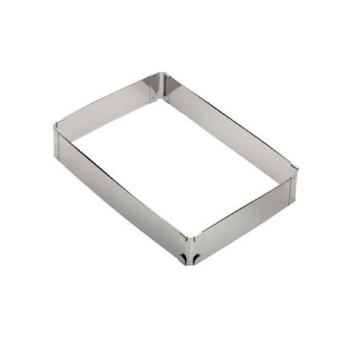 Форма для выпечки min 190х280 мм - max 340х540 мм высота 50 мм раздвижная PADERNO 47528-05